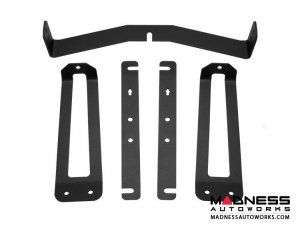 Ford F-150 LED Light Bar Grille Mount - Black Powdercoat - 6" Ford F-150 LED Light Bar Grille Mount - Black Powdercoat - 6"